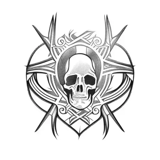 Gothic Tribal Arm Sleeve