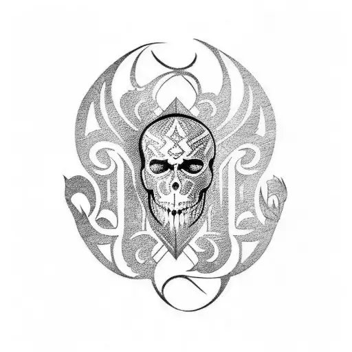 Gothic Tribal Arm Sleeve