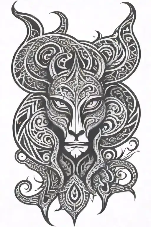 Tribal Tattoo That Represents Pain