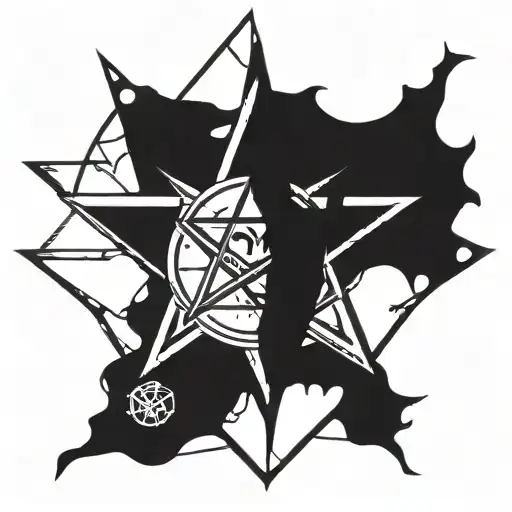 Chaos Gods Necronomicon Pentagram Evil