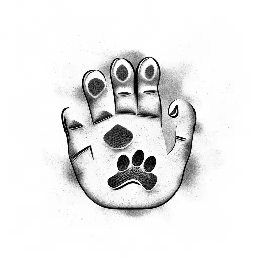 The Word Ultimutt And A Dog Paw