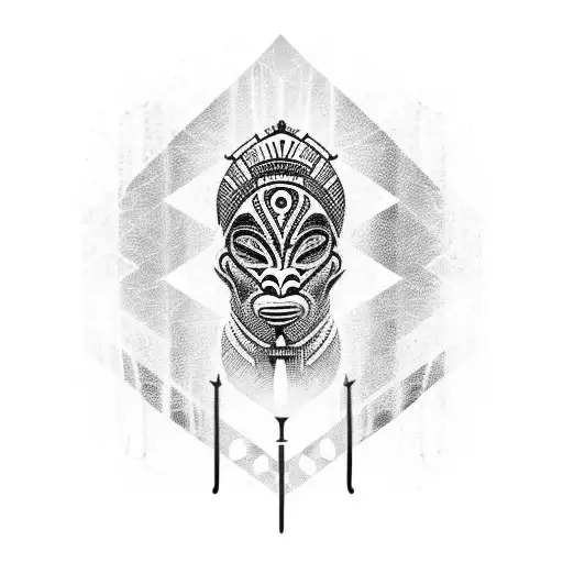 Tribal African Warrior