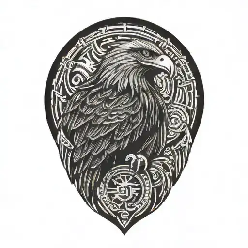 Dad Eagle And Mother Mountain