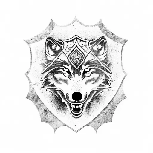 Wolf In Shield