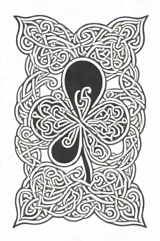 Celtic Knot 3 Leaf Clover