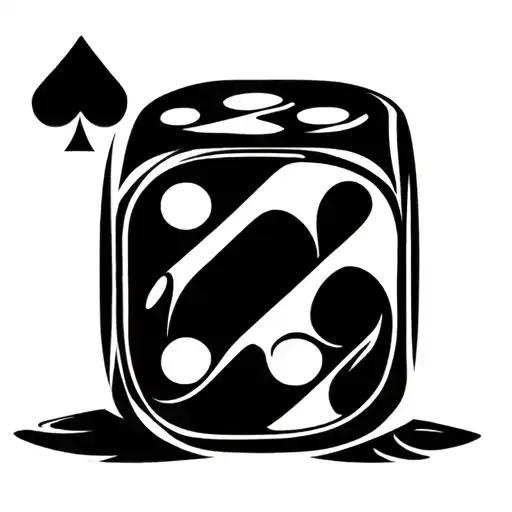 Dice Symbolizing The Gamble