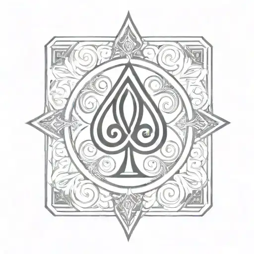 Spade Symbol Vapor Trail