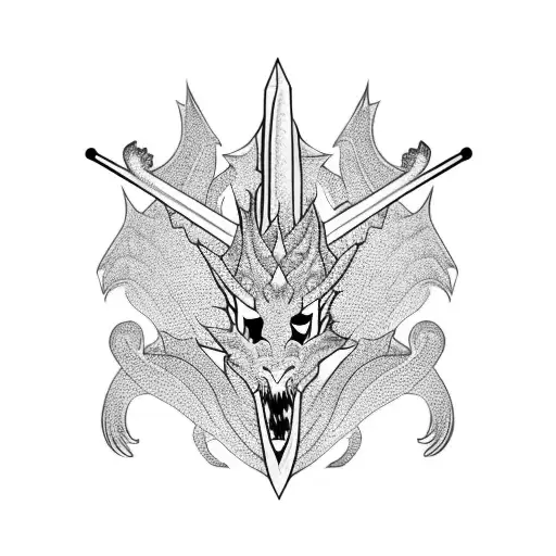 Dragon Roses Diamonds Claws