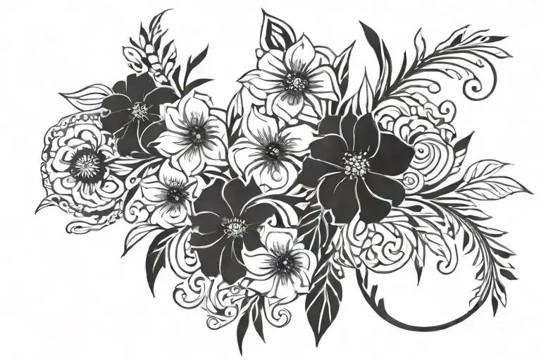 Birth Flower Bouquet