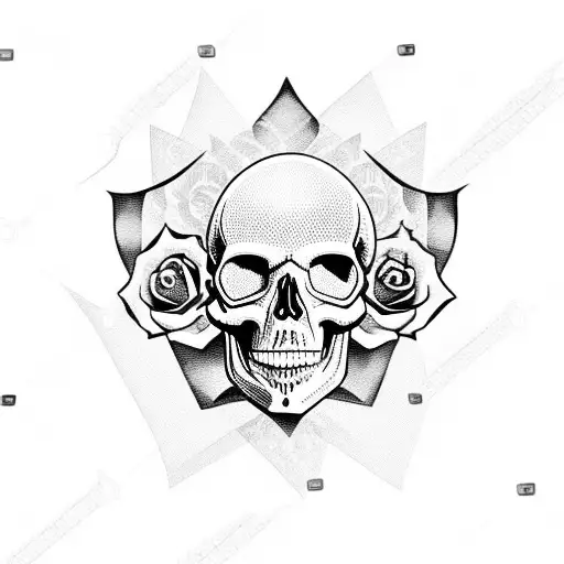 Skull And Roses