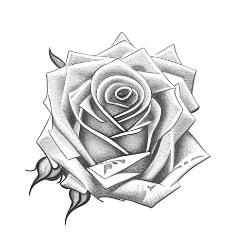Rose With Name And Hour
