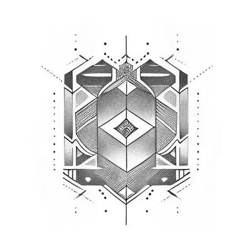 Nordic Style Shoulder Tattoo That Goes To The Middle Of The Upper Arm And Ends In A Black Stripe