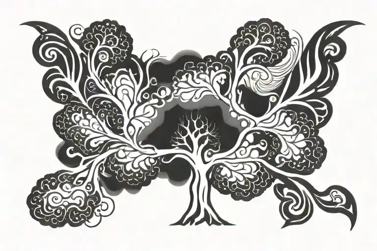 Fractal Brain Geometry Tree