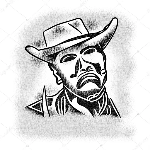 Old West Cowboy Six Shooter