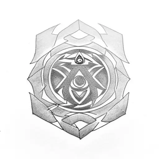 Tribal Design Of Hidden Leaf Village Symbol In Naruto