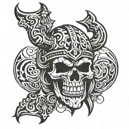 Skull Viking