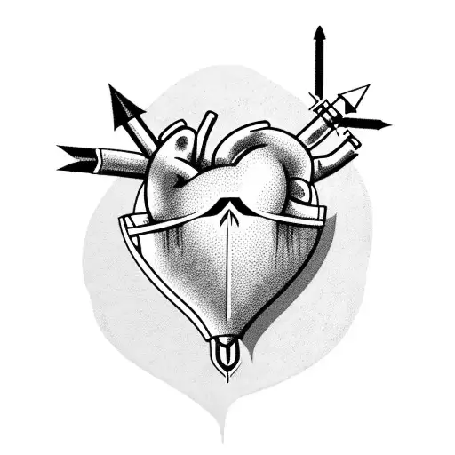 Heart With An Arrow Through It