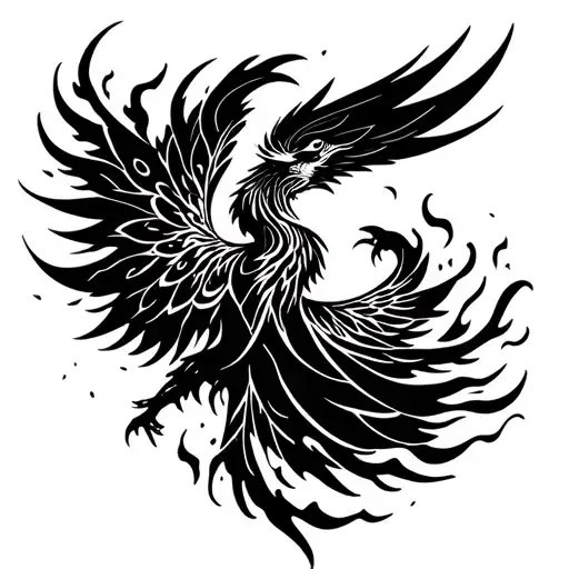 Phoenix Rising From The Ashes