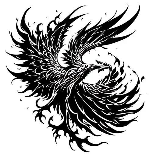 Phoenix Rising From The Ashes