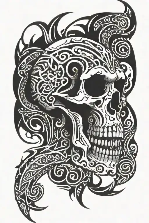 Mythosaur Skull Surrounded