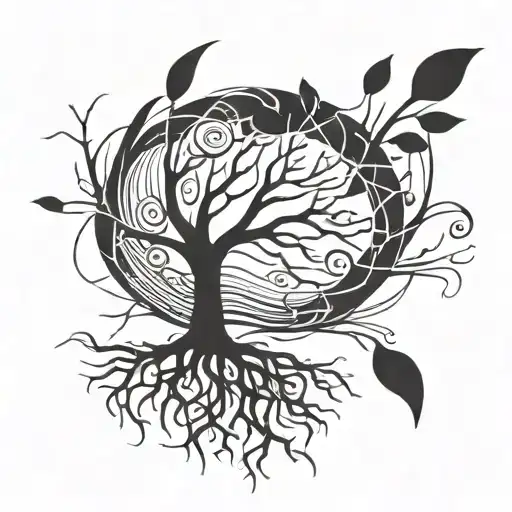 Tree But Roots Being Chip Conductor