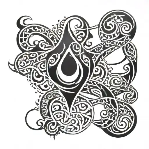 Infinity And Water Drop