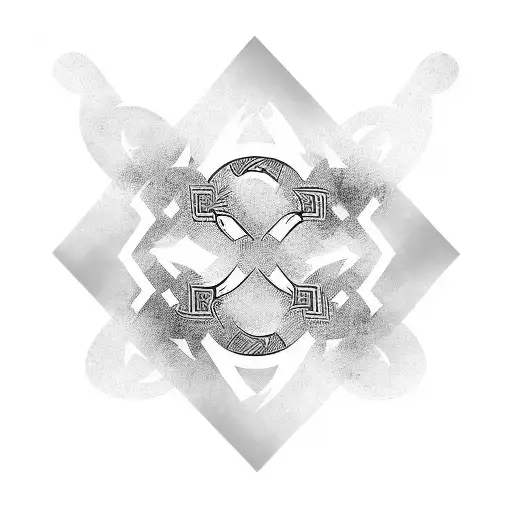 Asain Calligraphy Symbol