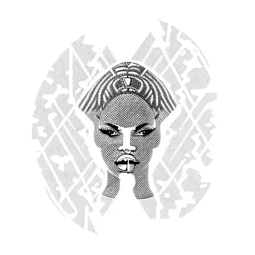 Black Woman Warrior In My Dna