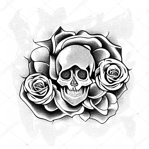 Skull And Roses