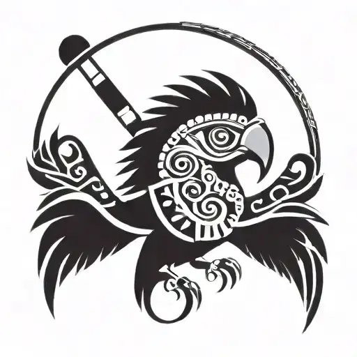 Aztec Eagle Warrior Aztec Calender Aztec Tribal