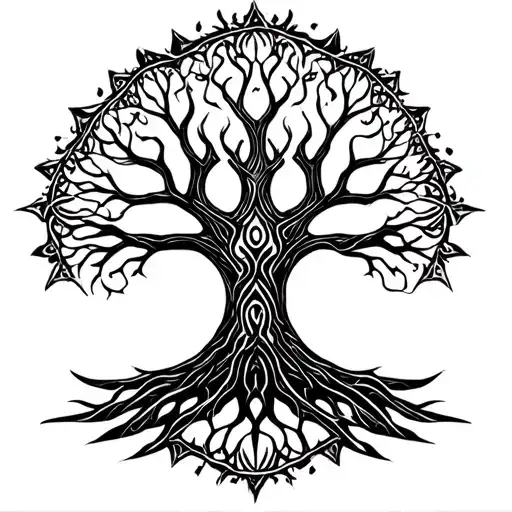 Mandala Tree Of Life