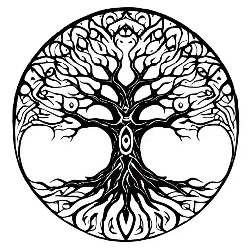 Mandala Tree Of Life