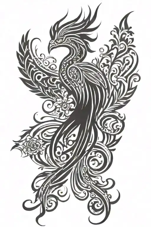 Phoenix And Lily Flower