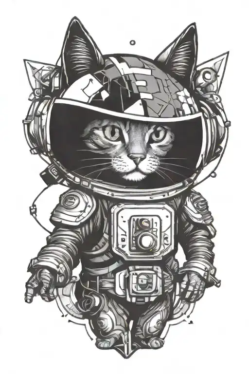 Spaceman Cat