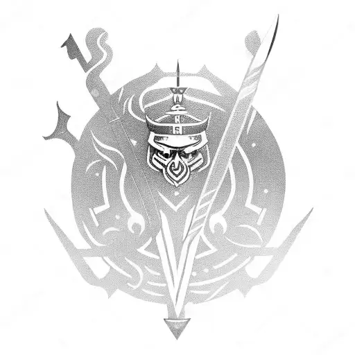 Nordic Sword With Folklore