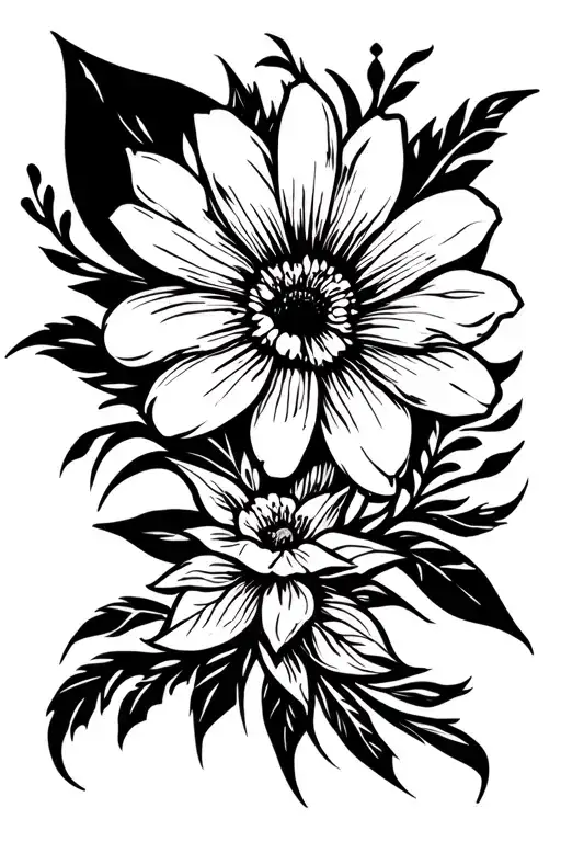 Dad Turning Into Flower