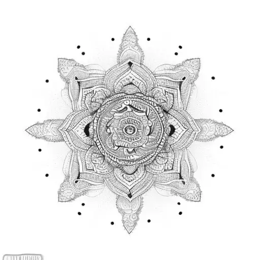 Mandala With Elephant