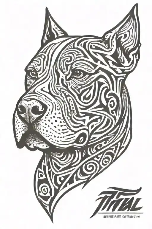 Pit Bull Head