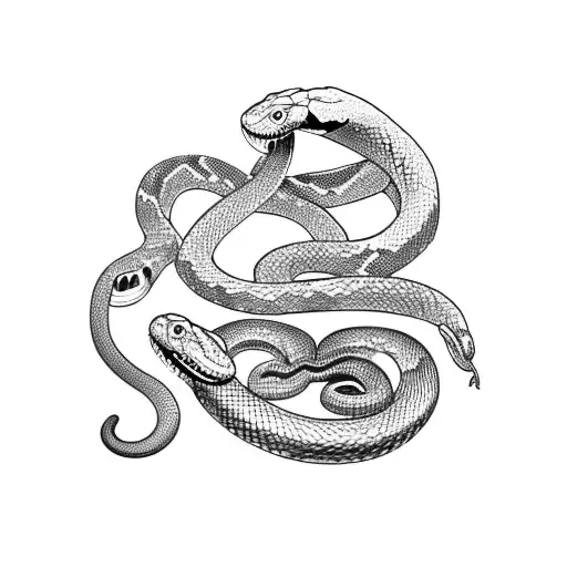 Snake Eating Its Own Tail