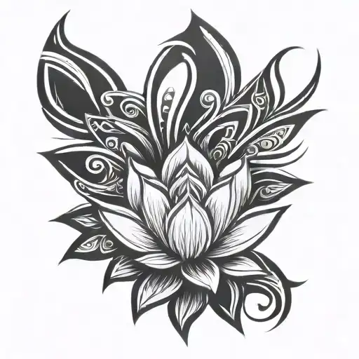 Lotus Flower Emerging