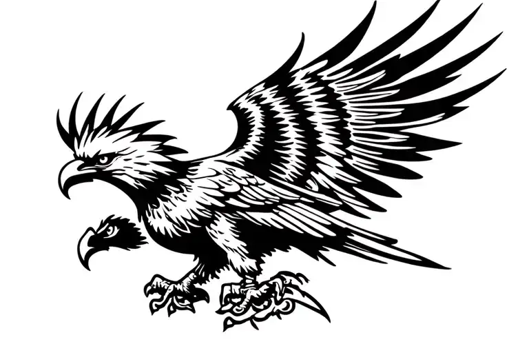 Badass Eagle Perched