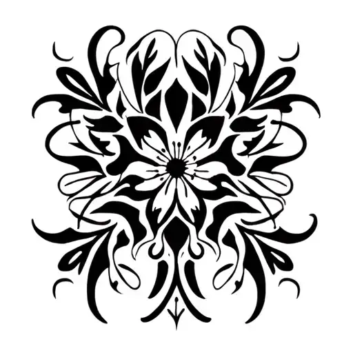 Art Nouveau Patterns With A Floral