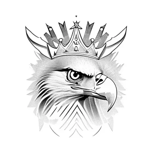 Eagle With A Crown