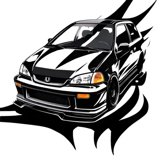 Abstract Honda Civic Ep3