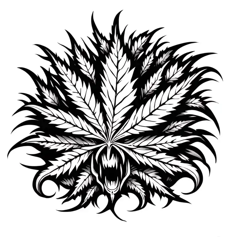 Weed Leaf Morphing Demons