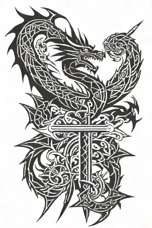 Dragon And Sword