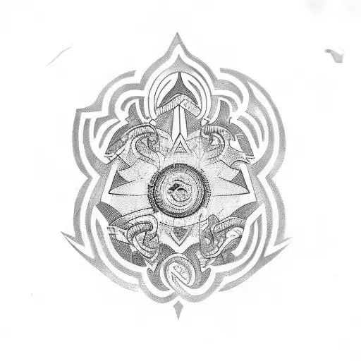 Triqueta Symbol Incorporating Sensory Elements