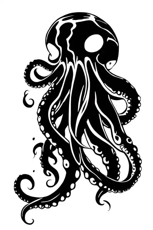 Octopus Wrapping Its Tentacles