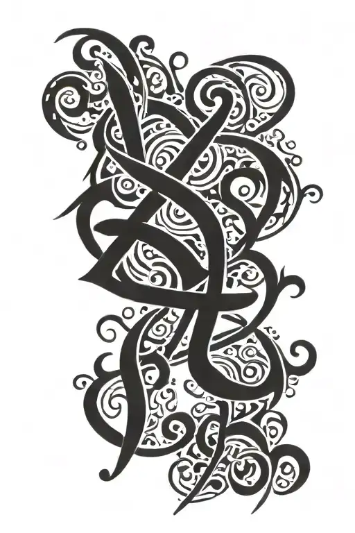 Lisa Written With Aquarius Symbol Made Only