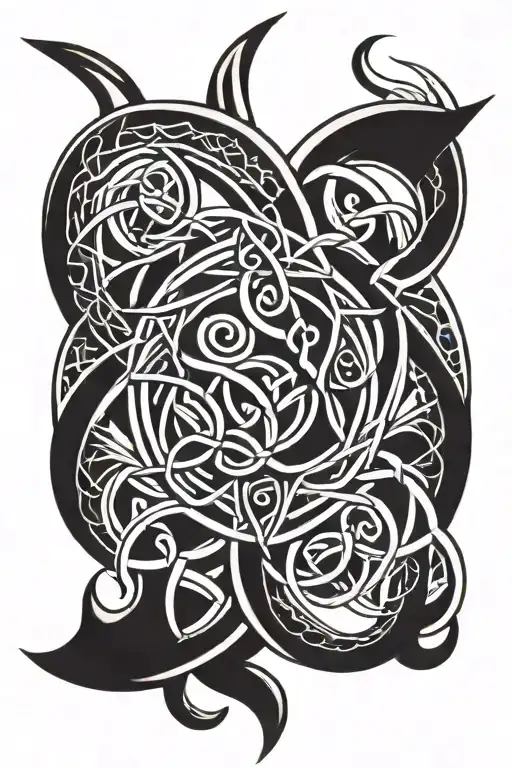 Celtic Knotwork Design Incorporating